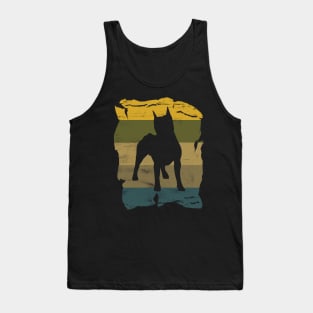 Amstaff Distressed Vintage Retro Silhouette Tank Top